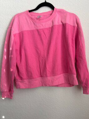 Athletic Works Girls XL 14-16 Plus Pink Crewneck Sweatshirt.     (G)